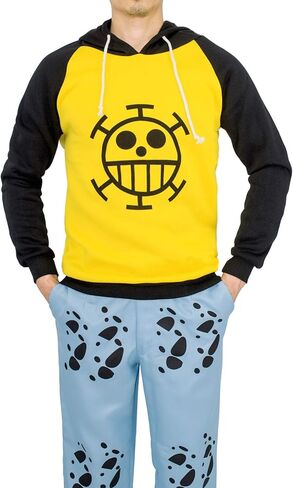 for Trafalgar Law Hooded Long Sleeve for Jolly Roger Costume Cosplay, One Color, X-Large in Kuwait