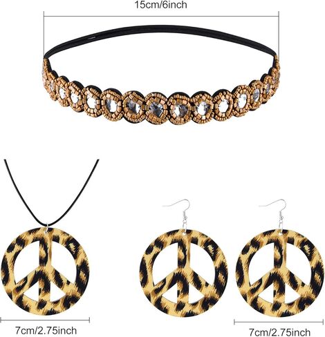 طقم أزياء نسائية من 4 قطع من CHRORINE من الجلد المزأبر الصناعي مزين بشرابة على شكل صديرية قرط قلادة in Kuwait