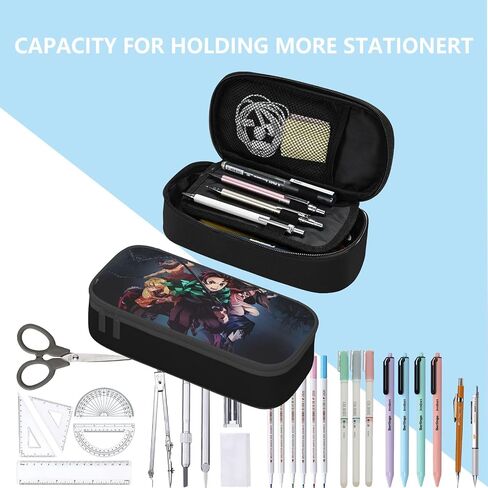 Anime Backpacks Set,Cartoon Laptop Backpacks Teens Backpack Travel Bags Pencil Case Lunch Box (Cute) in Saudi Arabia