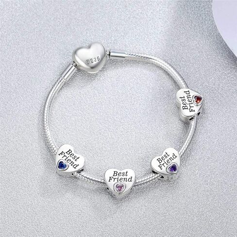 حُلي جوهرة المولد من بيست فريند شارمز للأساور والقلادات هدايا عيد الميلاد, كريستال, زركونيا مكعب in Kuwait