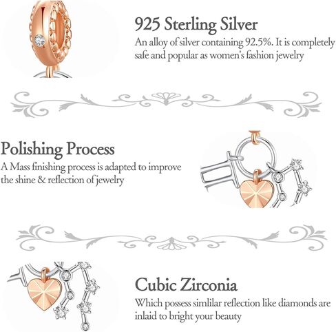 دلاية على شكل قلب من الفضة الاسترليني عيار 925 بتصميم شمس ونجوم وقمر وفيل وعباد الشمس من جوينيفا، مناسبة كهدية للنساء والفتيات in Kuwait