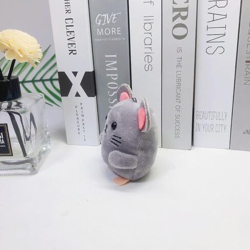 HICIVI Mouse Keychain Kawaii Mouse Stuffed Animal Keychain Women Kids Backpack Pendants Cute Mouse Keychain Plush 9cm in Saudi Arabia