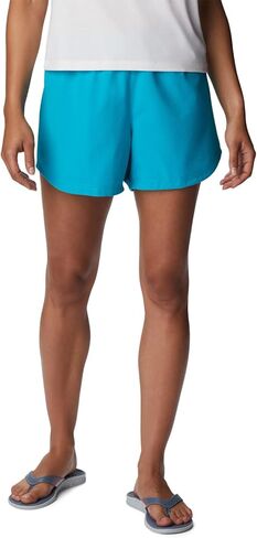Columbia Womens Tamiami Pull-on Hiking Shorts, Ocean Teal, Medium/4 Inseam US in Kuwait