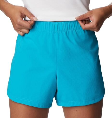 Columbia Womens Tamiami Pull-on Hiking Shorts, Ocean Teal, Medium/4 Inseam US in Kuwait