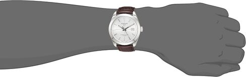 Tissot mens Gentleman Stainless Steel Dress Watch Brown T1274071603101 in Saudi Arabia