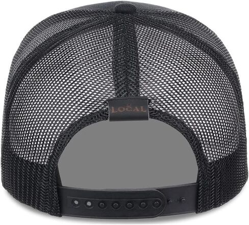 قبعة محلية من جلد الغزال باللون الأسود والأبيض قابلة للتعديل in Kuwait