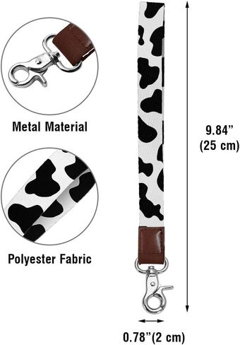 WIRESTER Unisex Cool Wrist Lanyard Replacement Wristlet Strap KeyChain Holder for Keys Wallet Clutch Purse Handbag ID Pouch in Saudi Arabia