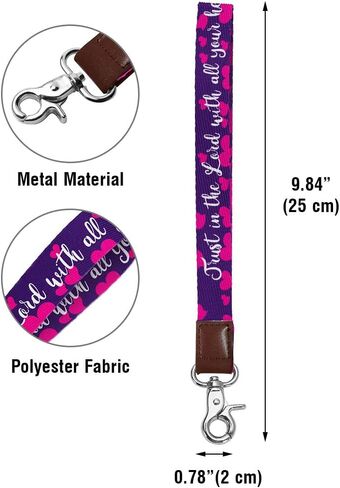 WIRESTER Unisex Cool Wrist Lanyard Replacement Wristlet Strap KeyChain Holder for Keys Wallet Clutch Purse Handbag ID Pouch in Saudi Arabia