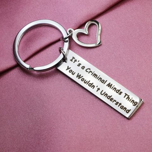 تونغسين سلسلة مفاتيح بتصميم مستوحى من العقول الجنائية للنساء والرجال لمحبي العقول الجنائية بعبارة It's A Criminal Minds Thing You Wouldn't Understand in Kuwait