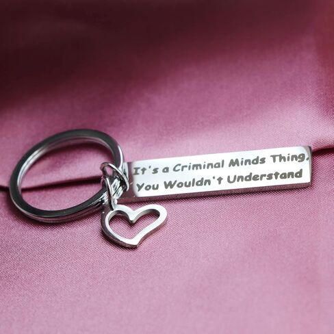 تونغسين سلسلة مفاتيح بتصميم مستوحى من العقول الجنائية للنساء والرجال لمحبي العقول الجنائية بعبارة It's A Criminal Minds Thing You Wouldn't Understand in Kuwait