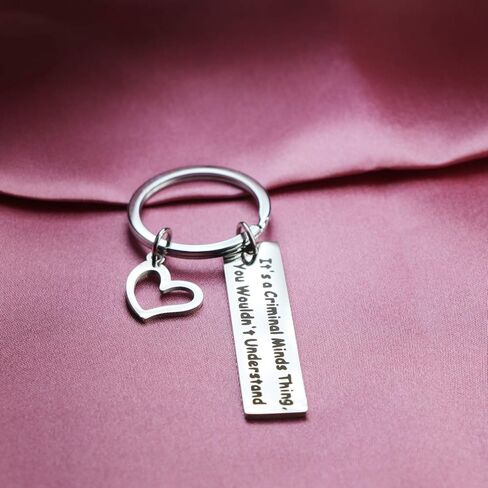 تونغسين سلسلة مفاتيح بتصميم مستوحى من العقول الجنائية للنساء والرجال لمحبي العقول الجنائية بعبارة It's A Criminal Minds Thing You Wouldn't Understand in Kuwait