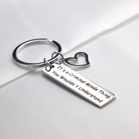 تونغسين سلسلة مفاتيح بتصميم مستوحى من العقول الجنائية للنساء والرجال لمحبي العقول الجنائية بعبارة It's A Criminal Minds Thing You Wouldn't Understand in Kuwait