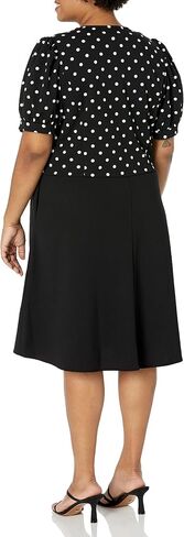London Times Women's Polished Fit and Flare with Puff Sleeve Jacket Office Career Guest of Mother of The Bride in Saudi Arabia