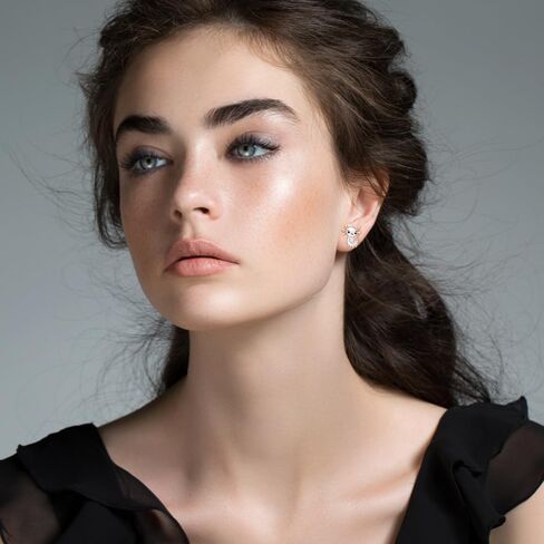 Axolotl Earrings for Women Mexican Rose Gold Axolotl Stud Earrings Sterling Silver Cute Animal Jewelry Charm Valentine Christmas Birthday Gifts, Metal, Cubic Zirconia in Kuwait