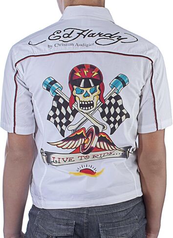 قميص Ed Hardy Big Boys الكلاسيكي بأزرار in Kuwait