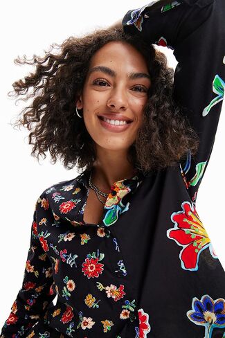 Desigual Women's Woman Woven Shirt Long Sleeve in Saudi Arabia