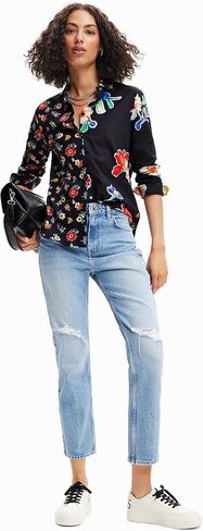 Desigual Women's Woman Woven Shirt Long Sleeve in Saudi Arabia