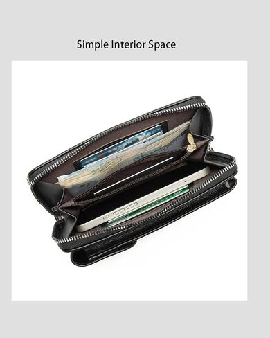 Women Small Crossbody Wallet Cell Phone Purse Mini Leather Bag with Credit Card Slots in Saudi Arabia