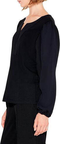 NIC+ZOE Women's Statement Sleeve Top in Saudi Arabia