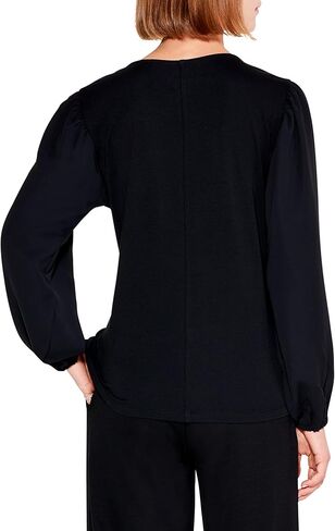 NIC+ZOE Women's Statement Sleeve Top in Saudi Arabia