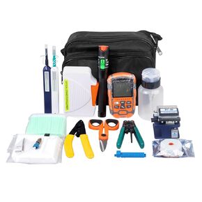 Fiber Termination Kit, Fiber Light Meter, 30Km Visual Fault Locator, Fiber Cleaver 6C, FTTH Fiber Optic Tool Kit for CATV Engineering