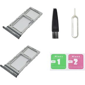for Galaxy S20 S20 Plus S20 Ultra Dual SIM Card Tray Replacement, Dual SIM Card Slot Holder Compatible with Galaxy S20 S20 Plus S20 Ultra (Cosmic Gray)