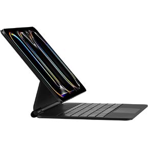 Magic Keyboard Case for iPad Pro 11-inch (M4) 2024, Easy-Set Magnetic Stand with Great Typing Experience, Built-in Trackpad, 3 Brightness Backl (Black)