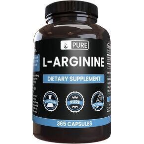 Pure Original Ingredients L-Arginine (730 Capsules) No Magnesium Or Rice Fillers, Always Pure, Lab Verified
