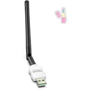 Class 1 Long Range Bluetooth Adapter for PC, QGOO USB Bluetooth Adapter for PC 5.3+EDR, Bluetooth Dongle Bluetooth Receiver Support Windows10/8.1/8/7（white-174）