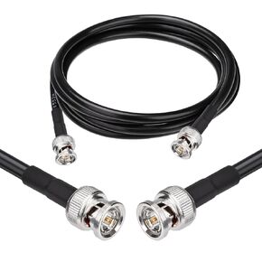 SDI Cable BNC Cable 75 Ohm Low Loss BNC Male to Male Extension Cable RG59 Coax Cable for Blackmagic Design Video Assist CCTV Camera Video Monitor and Splitter etc.（ 25ft, 1-Pack ）