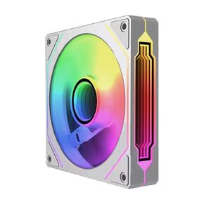 Prism 4PRO ARGB Reverse Case Fan,Infinity Mirror Light Effect Design Cooling Fan, 120mm CPU Fan PWM 800-2000RPM 58.36CFM 2.07MMH20 HDB Bearing for PC Chassis&CPU Cooler&Desktop Case