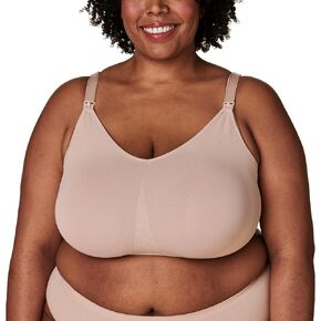 Bravado Designs Body Silk Seamless Nursing Bra for Breastfeeding, Extended Cup Wireless Maternity Bra