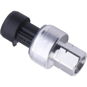 1551343 AC Pressure Sensor Switch- 13587668 Air Conditioning Refrigerant Pressure Sensor Compatible with 2002-2021 Chevy Suburban 2003-2020 Cadillac GMC Sierra