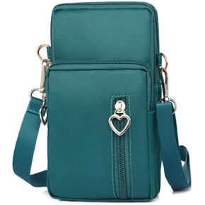 Mobile Phone Purses Bag,Waterproof Crossbody Phone Wallet Case, Cellphone Crossbody with Shoulder Strap,Outdoor Sweat-Proof Running Armbag,Crossbody Bag Gym Fitness Cell Phone Key Holder (green)