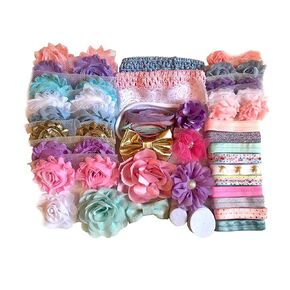 Baby Shower Headband Kit Makes Over 30 Headbands, Baby Shower Headband Station, DIY Baby Headband Kit - Unicorn