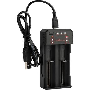 UltrAspire 18650 Micro USB Quick Portable Lumen Battery Charger