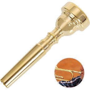 Silver Trumpet Mouthpiece 7C 5C 3C Trumpet Mouthpiece Set with Brass for Beginners and Professional Players 3Pack Trumpet Accessories