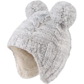 Zsedrut Winter Baby Boy Hats Pompom Baby Beanie for Girls Fleece Newborn Infant Toddler Beanie