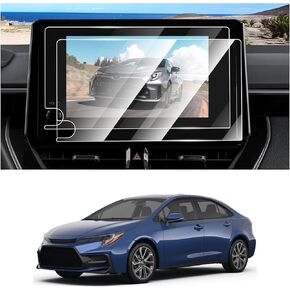 FIILINES Screen Protector for 2023-2024 Toyota Corolla/Corolla Cross /RAV4 LE XLE (Not for 2019-2022 Corolla), 8 inch Touchscreen 9H Tempered Glass Screen Protector Anti-Glare Shatterproof 2 Pack