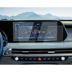 Screen Protector Compatible with 2023 2024 Hyundai Palisade Accessories, 12.3 Inch GPS Navigation Tempered Glass Protective Film Anti-Scratch HD Clear Infotainment Foils