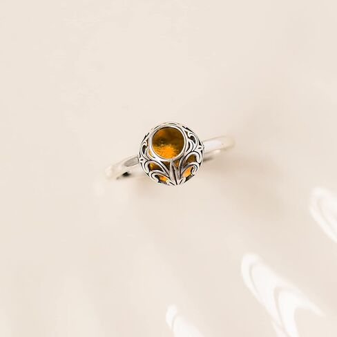 Recycled Vintage 1940s Red Beer Bottle and Sterling Silver Vintage Lace Adjustable Ring in Saudi Arabia