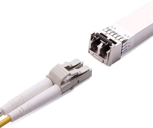 Elfcam® - كابل ألياف بصرية بطول 20 مترًا LC/UPC إلى LC/UPC متعدد الأوضاع مزدوج 50/125um OM3 LSZH أبيض (20 مترًا) in Saudi Arabia
