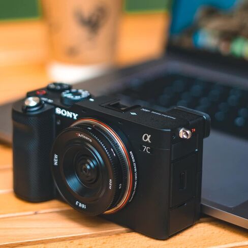 7artisans 18MM F6.3 Mark II UFO Lens for Canon EOS-M Mount, APS-C, Prime Lens, Ultra-Thin Compact Mirrorless Cameras for Canon M1,M2,M3,M5,M6,M10,M100,M200,M50 in Saudi Arabia