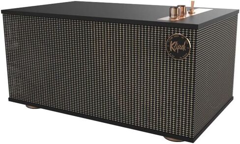 جهاز Klipsch Heritage Wireless The Three II Tabletop Stereo باللون الأسود غير اللامع in Kuwait