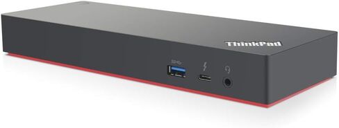 Lenovo ThinkPad Thunderbolt 3 Dock Gen 2 135W (40AN0135) قدرة عرض مزدوجة UHD 4K، 2 HDMI، 2 DP، USB-C، USB 3.1 مع بطاقة ضمان لمدة 3 سنوات (متجددة) in Saudi Arabia