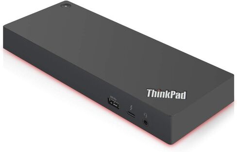 Lenovo ThinkPad Thunderbolt 3 Dock Gen 2 135W (40AN0135) قدرة عرض مزدوجة UHD 4K، 2 HDMI، 2 DP، USB-C، USB 3.1 مع بطاقة ضمان لمدة 3 سنوات (متجددة) in Saudi Arabia