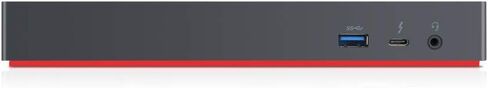 Lenovo ThinkPad Thunderbolt 3 Dock Gen 2 135W (40AN0135) قدرة عرض مزدوجة UHD 4K، 2 HDMI، 2 DP، USB-C، USB 3.1 مع بطاقة ضمان لمدة 3 سنوات (متجددة) in Saudi Arabia