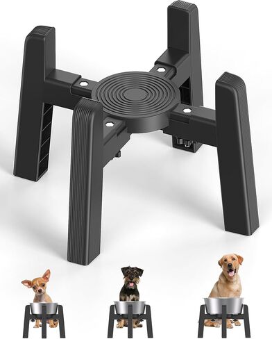 CZPET Dog Bowl Stand with Adjustable Height and Width [Stand Only] in Saudi Arabia