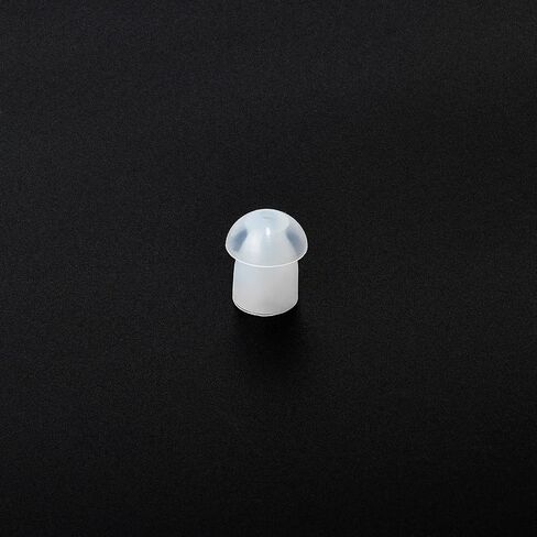 Replacement Mushroom Ear Tips Ear Buds for Two Way Radio Walkie Talkie Acoustic Coil Tube Earpiece Surveillance Headset (White, 10pcs) in Saudi Arabia
