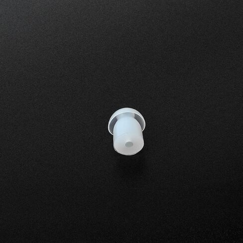 Replacement Mushroom Ear Tips Ear Buds for Two Way Radio Walkie Talkie Acoustic Coil Tube Earpiece Surveillance Headset (White, 10pcs) in Saudi Arabia